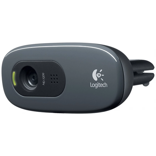 Webcam HD Logitech C270 — Videollamadas en 720p con Micrófono y Corrección de Luz
