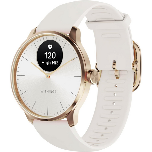 ✨ Smartwatch Withings Scanwatch Light 37 mm – Oro | Elegancia, Salud y Tecnología en tu Muñeca