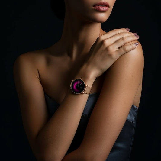 Smartwatch Forever GSM193533 Rosa | Pantalla AMOLED 1,43", Bluetooth y Monitor de Ritmo Cardíaco