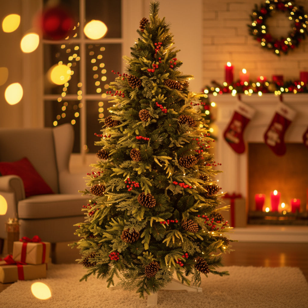 🎄 Árbol de Navidad LED Esprit Verde 150 cm – Magia y Brillo para tu Hogar