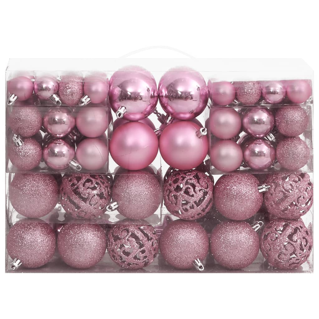 vidaXL Christmas Decoration Christmas Bauble Set Ball Ornament Polystyrene-4