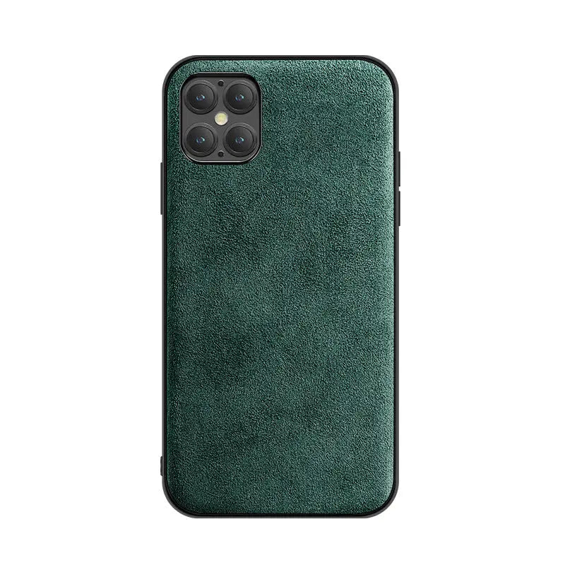 ⭐ Funda Luxeium Suede Edition – Lujo Absoluto en Microfibra Premium para iPhone