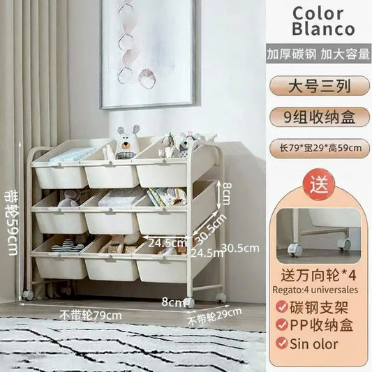Estantería Organizadora Multinivel con Cestas – Mueble de Almacenaje para Baño, Cocina u Hogar – Ahorra Espacio