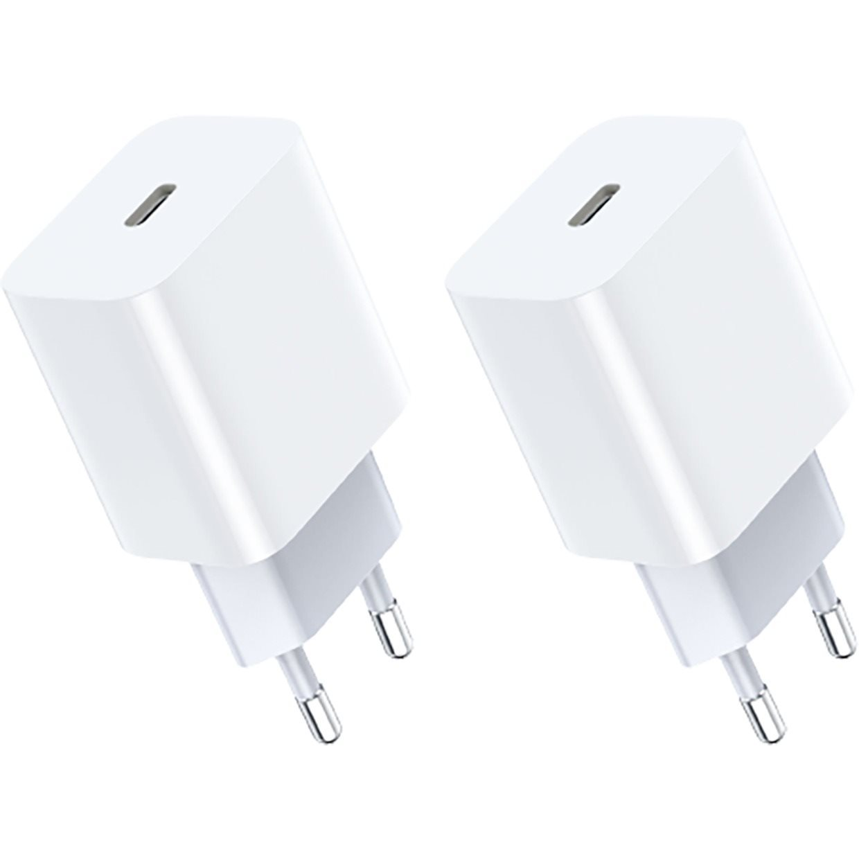 Cargador Rápido 20W con USB Power Delivery — Compatible Android & iPhone