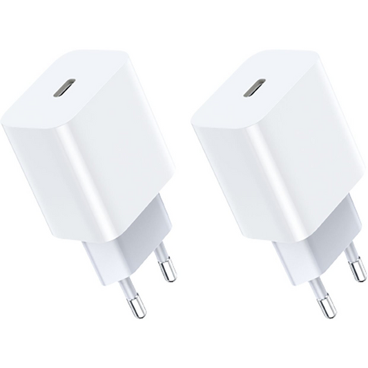 Cargador Rápido 20W con USB Power Delivery — Compatible Android & iPhone